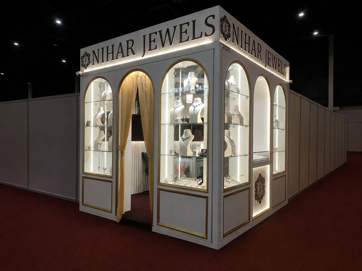 Nihar Jewels booth, JECC Jaipur — Retail, JECC, Jaipur