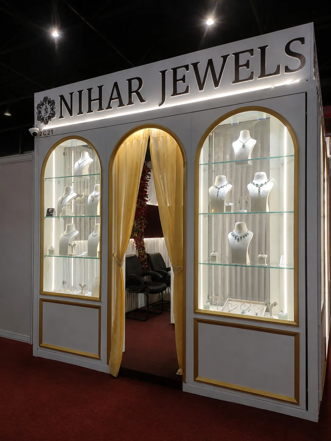 Nihar Jewels booth, JECC Jaipur — Retail, JECC, Jaipur