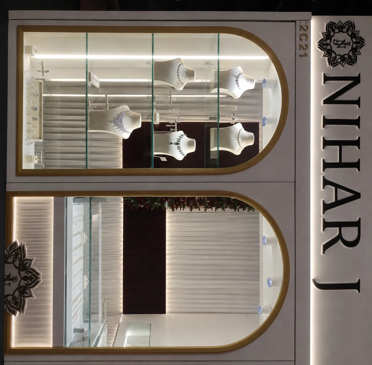 Nihar Jewels booth, JECC Jaipur — Retail, JECC, Jaipur