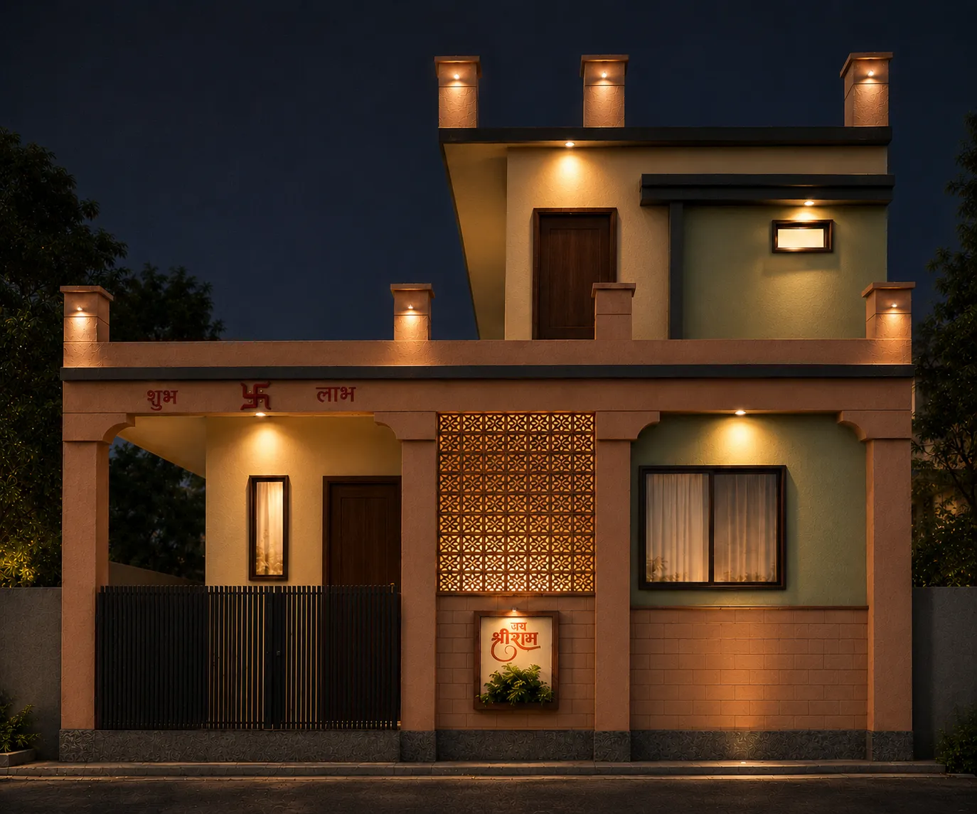 Bungalow elevation, Jodhpur — Exterior & elevation, Jodhpur