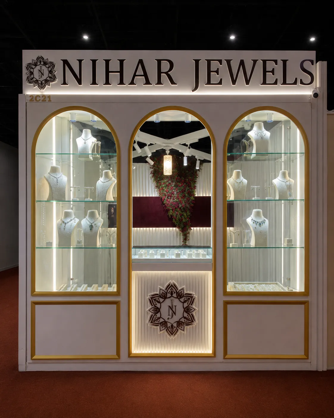 Nihar Jewels booth, JECC Jaipur — Retail, JECC, Jaipur