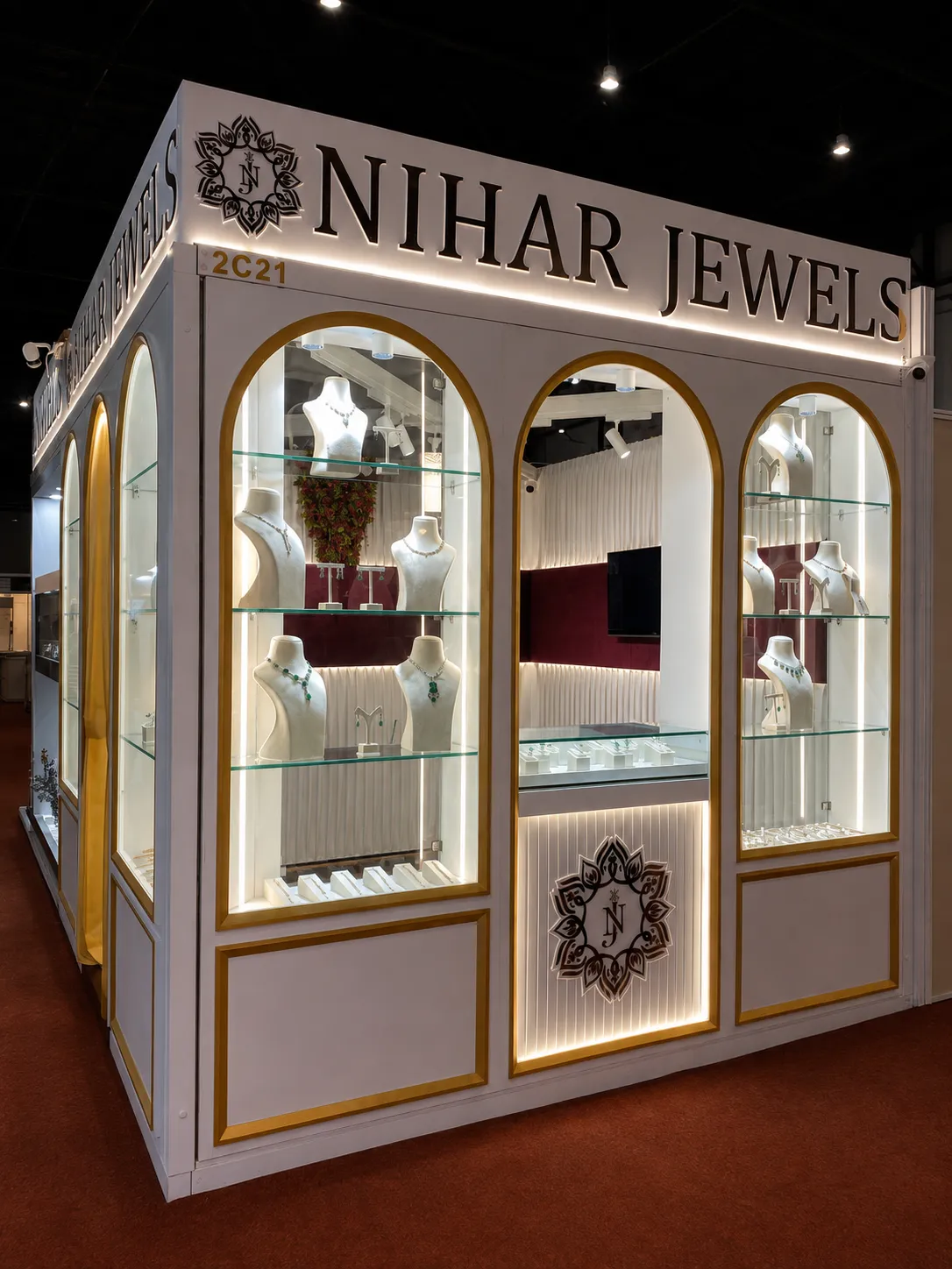 Nihar Jewels booth, JECC Jaipur — Retail, JECC, Jaipur